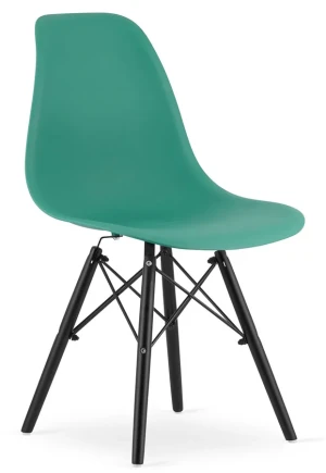 Zielone skandynawskie krzesła 4 szt. - Sopi 3S