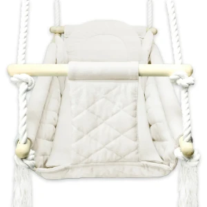 Podwieszany bujak dziecięcy ecru - Nazar