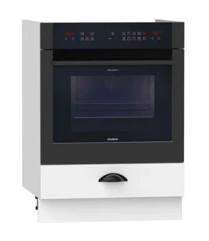 Szafka kuchenna dolna do zabudowy piekarnika biała - Algare 21X 60 cm