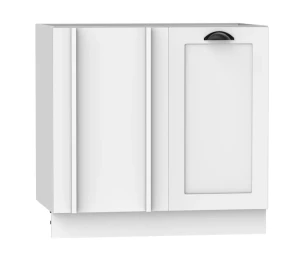 Dolna szafka kuchenna narożna biała - Algare 22X 90 cm