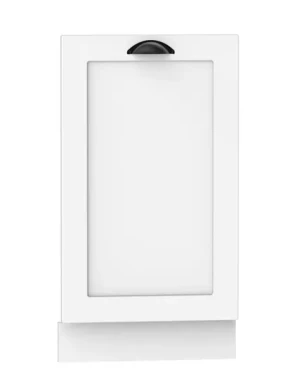 Front kuchenny do zabudowy zmywarki biały - Algare 26X 45 cm