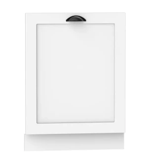 Front kuchenny z uchwytem do zabudowy zmywarki biały - Algare 28X 60 cm