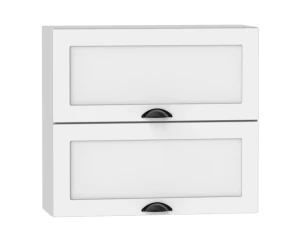 Biała podwójna szafka górna kuchenna - Algare 40X 80