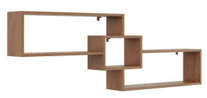 Nowoczesna półka na książki orzech - Froslin