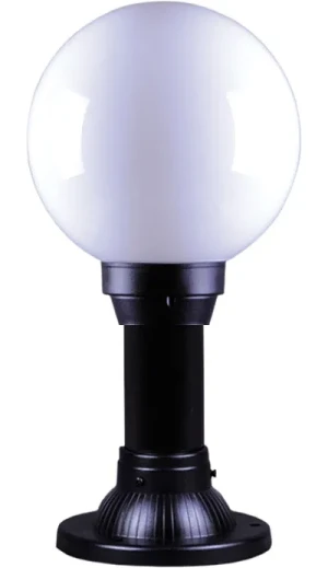 Niska lampa ogrodowa kula S512-Kayo - opal