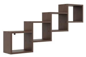 Minimalistyczna półka wisząca wenge - Megi