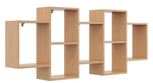 Skandynawska półka wisząca na książki buk - Malene