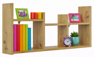 Skandynawska półka na ścianę dąb artisan - Iwez