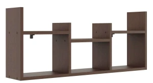 Minimalistyczna półka wisząca na książki wenge - Iwez