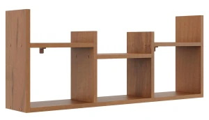 Nowoczesna półka ścienna w kolorze orzech - Iwez