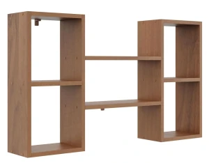 Minimalistyczna półka ścienna w kolorze orzech - Scarpi 2X