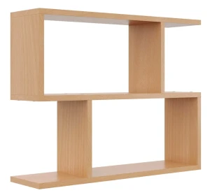 Minimalistyczna półka ścienna w kolorze buk - Keller