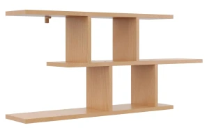 Skandynawska półka na ścianę w kolorze buk - Sonelo