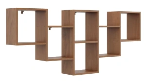 Nowoczesna półka ścienna w kolorze orzech - Corsaro