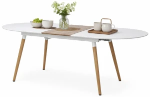 Rozkładany stół w białym kolorze - Endon