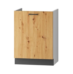 Szafka zlewozmywakowa do kuchni dąb artisan - Dantis 12X 60cm