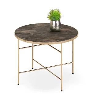 Marmurowy stolik kawowy 60 cm - Coleo