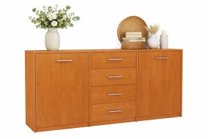 Klasyczna komoda do sypialni olcha - Cermesa 4X