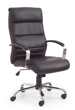 Czarny fotel biurowy do gabinetu - Calmer