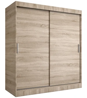 Szafa przesuwna 180 cm dąb sonoma - Erco 5X