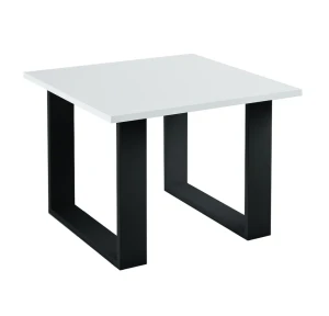 Minimalistyczny stolik kawowy biały - Leviosa 3X