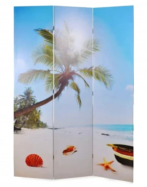 Składany parawan z obustronnym nadrukiem - Folken 4X 120 x 170 cm