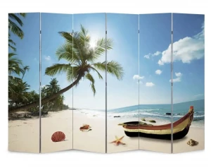 Rozkładany parawan z obustronnym nadrukiem - Folken 4X 217 x 170 cm