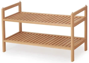 Drewniany stojak na obuwie - Olavia