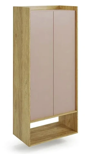 Szafa modułowa hikora + róż antyczny - Afilia 6X