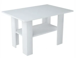 Biały stolik kawowy do salonu - Jantun