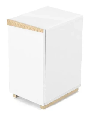 Skandynawska szafka pod biurko komputer Vicoro - biała