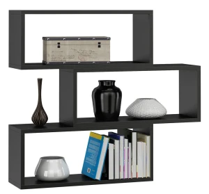Czarna wisząca półka na książki - Wild