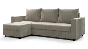 Beżowy narożnik rozkładany - Nalim