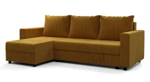 Musztardowy narożnik rozkładany - Nalim