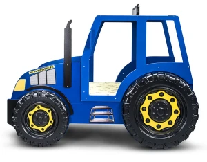 Niebieskie łóżko dla chłopca ciągnik zetor - Vivus 90x180 cm