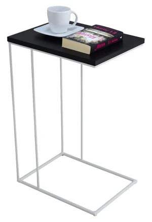 Czarny druciany stolik pomocniczy - Martix 3X