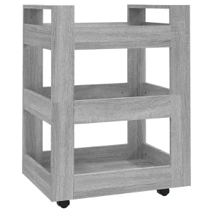 Wózek kuchenny na kółkach szary dąb sonoma - Noden