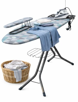 Deska do prasowania z rękawnikiem w trójkąty - Rosso