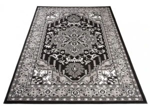 Czarny dywan vintage - Lunari