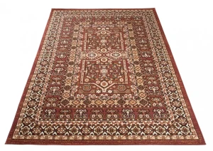 Brązowy dywan vintage - Zibo