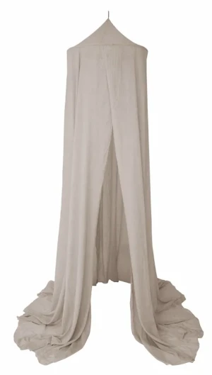 Beżowy dziecięcy baldachim bawełniany - Edon