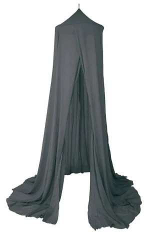 Ciemnoszary baldachim do łóżeczka chłopca - Edon