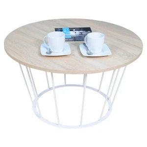 Skandynawski stolik kawowy dąb sonoma - Melbro 5X