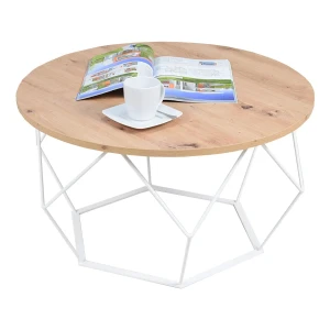 Skandynawski stolik kawowy dąb artisan - Liliana 5X