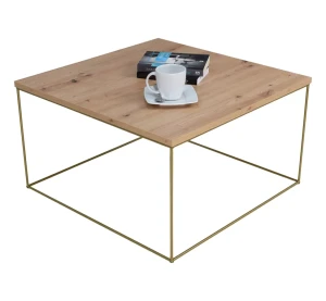 Stolik kawowy w stylu glamour dąb artisan - Otax 3X