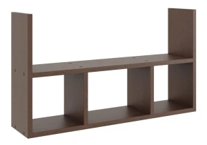 Minimalistyczna półka wisząca w kolorze wenge - Danson