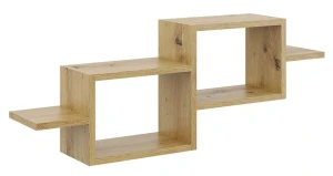 Minimalistyczna półka ścienna w kolorze dąb artisan - Vilia