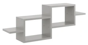 Szara półka wisząca do salonu - Vilia