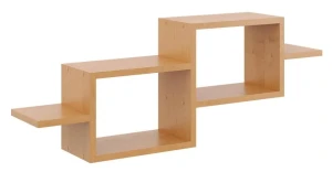 Skandynawska półka wisząca w kolorze olcha - Vilia