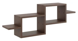 Półka wisząca w kolorze wenge - Vilia